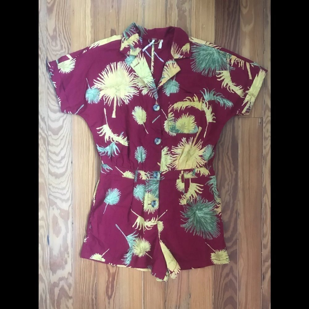 Free People Floral Romper
